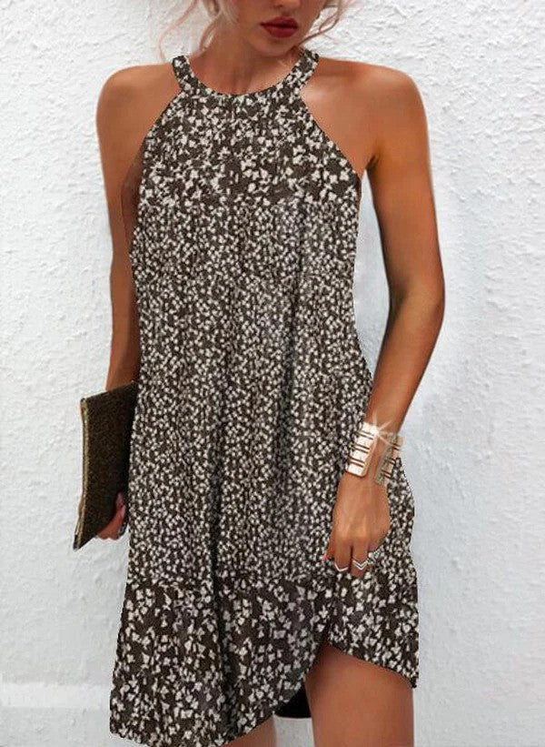 Levoire | Robe Col Halter Chic Été Braun