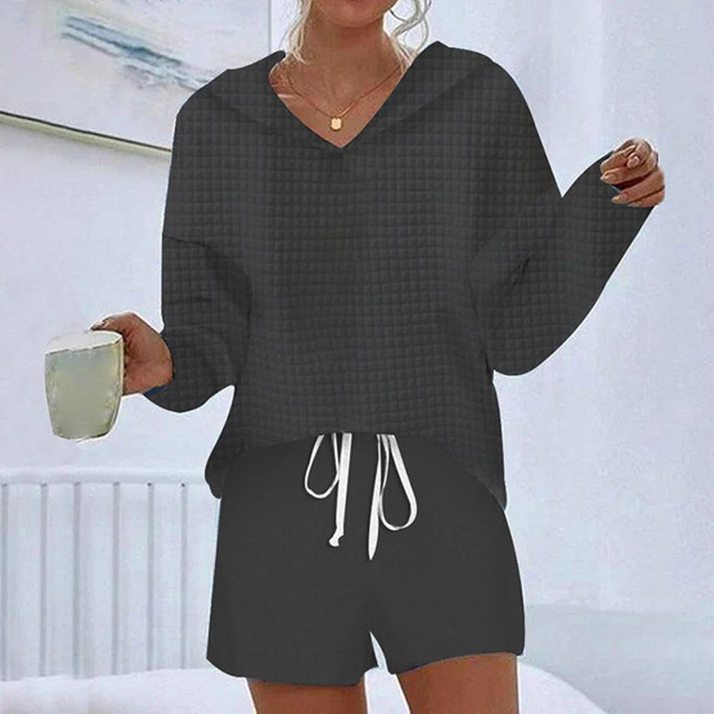 Levoire | Ensemble Sweat Jogging Confort Femme Noir uni
