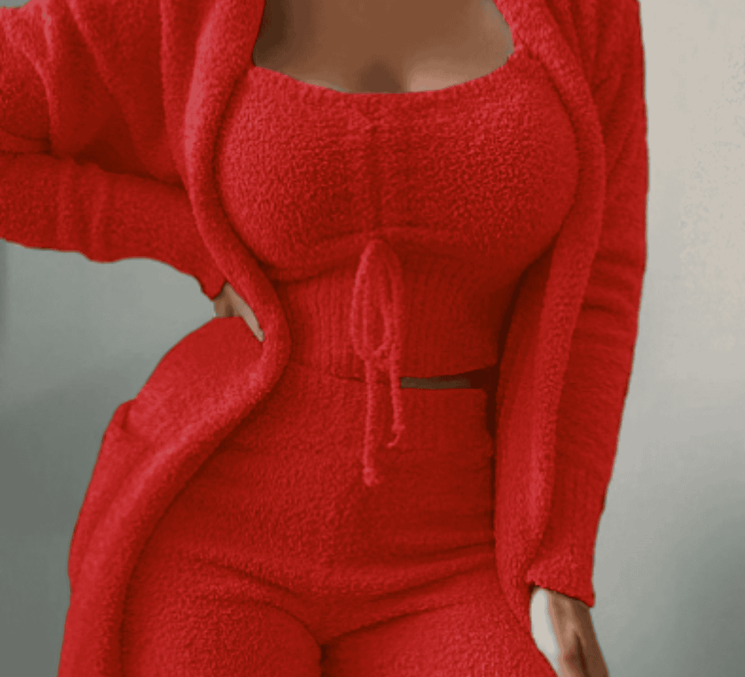 Levoire | Ensemble 3 Pièces Pour Femmes Pour Les Jours Froids Rot