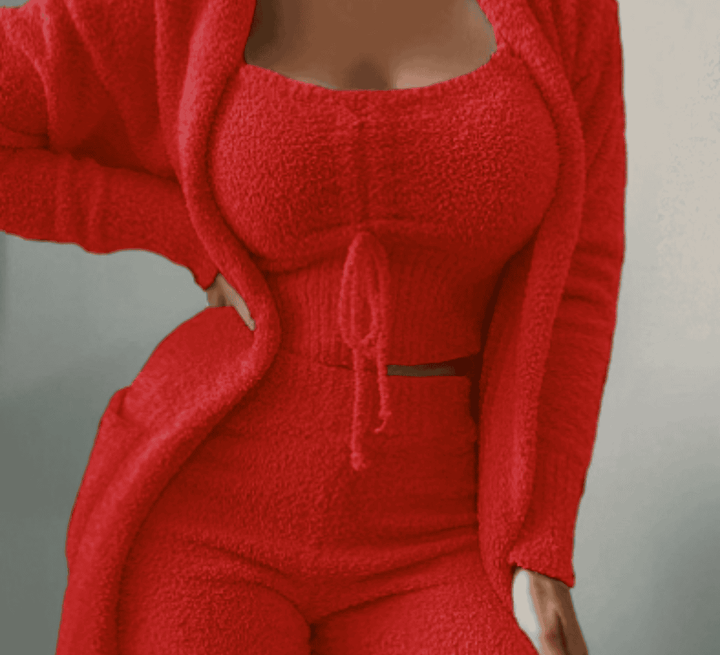 Levoire | Ensemble 3 Pièces Pour Femmes Pour Les Jours Froids Rot