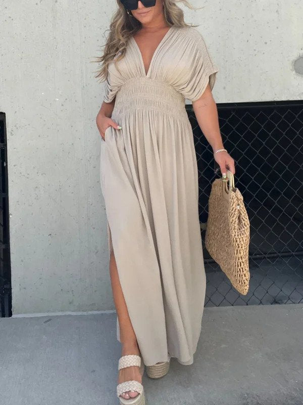 Levoire | Robe D'Été Col Rond Loisirs Sans Manches