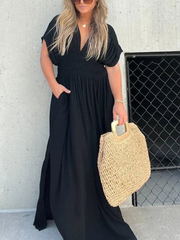 Levoire | Robe D'Été Col Rond Loisirs Sans Manches