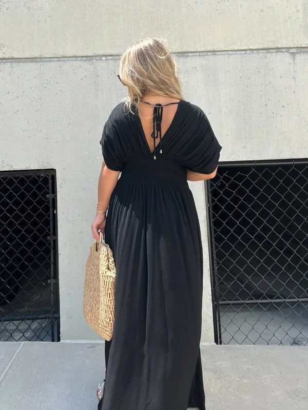 Levoire | Robe D'Été Col Rond Loisirs Sans Manches