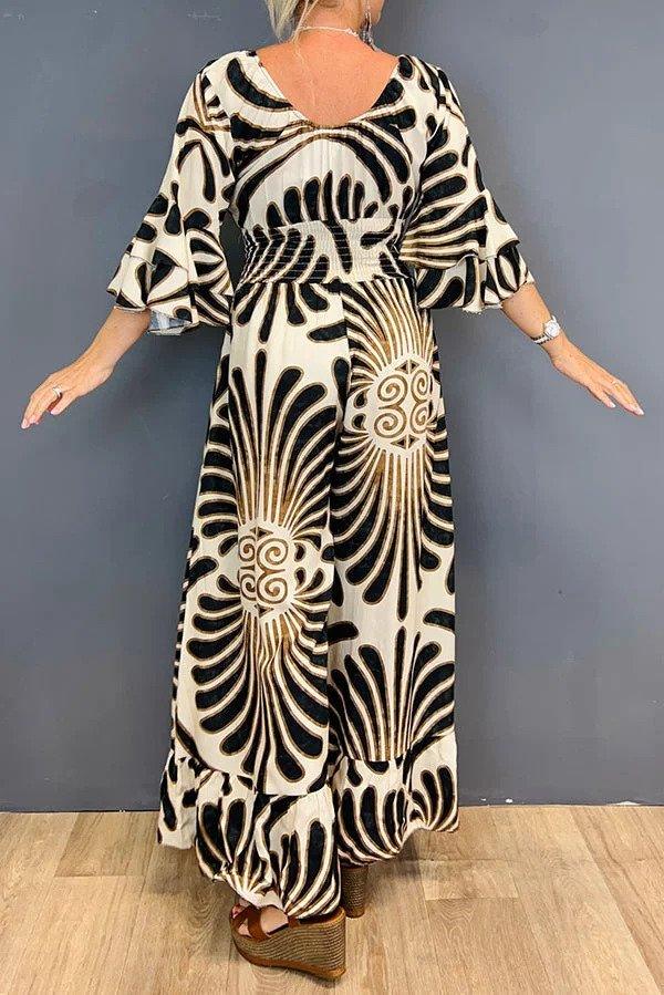 Levoire | Blümchen Robe À Volants Pour Femmes