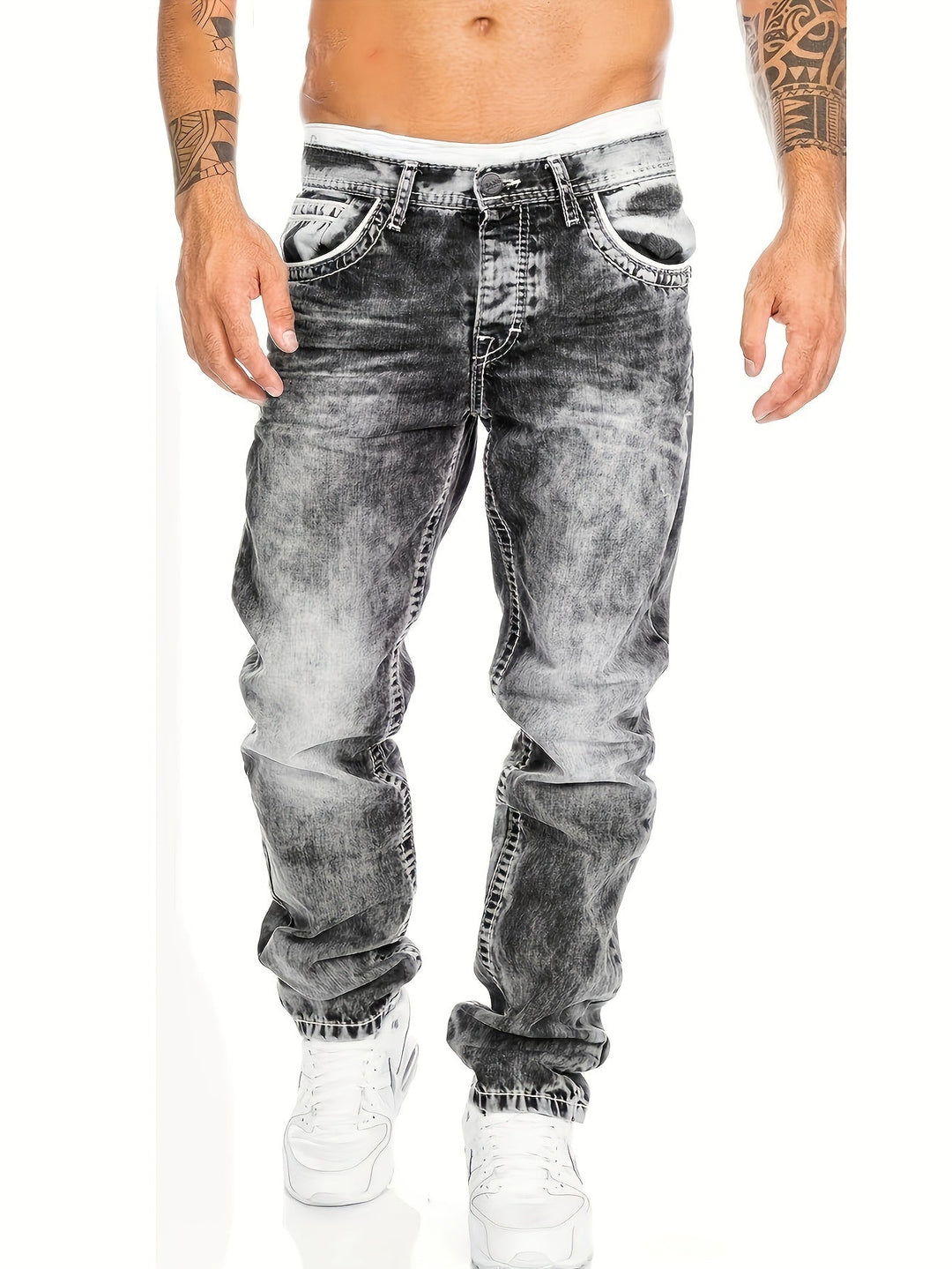 Levoire | Jeans Skinny Stretch Élégants Pour Hommes gris