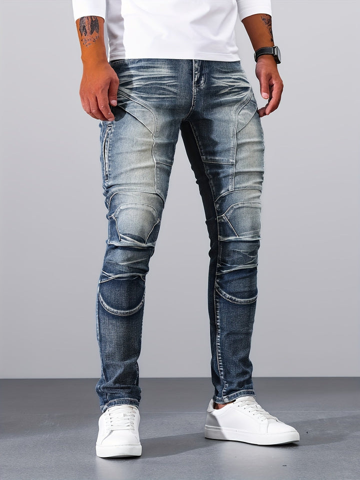 Levoire | Pantalons En Denim Vintage Skinny Pour Hommes