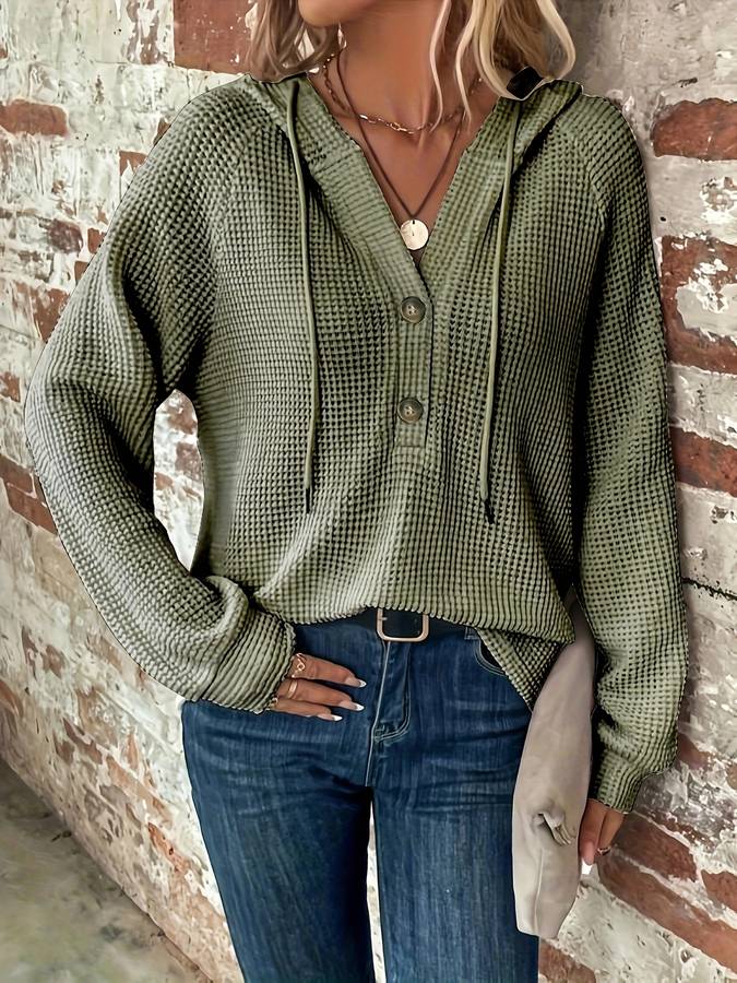 Levoire | Pull À Capuche En Tricot Vert