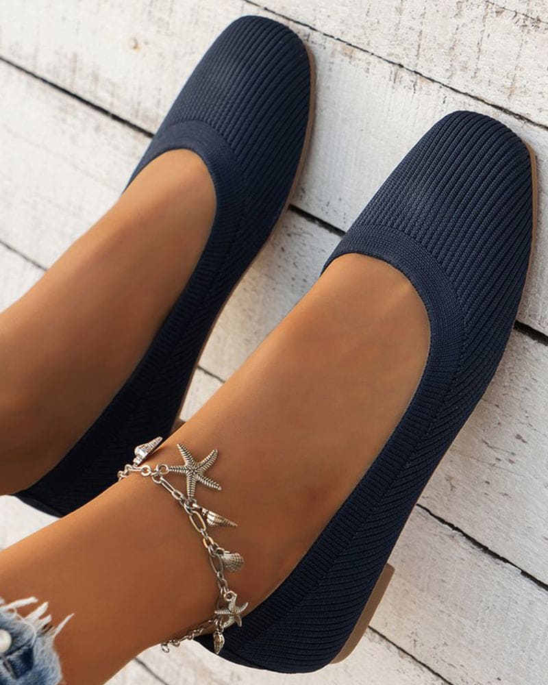 Levoire | Chaussures Plates Respirantes Avec Orteils Ronds