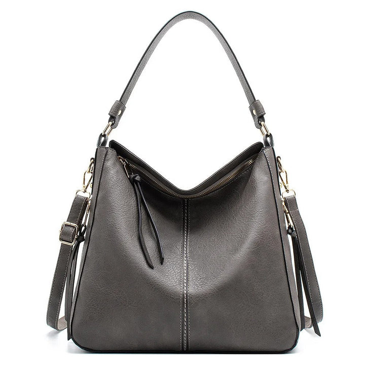 Levoire | Sac à épaule en cuir souple de design Gris