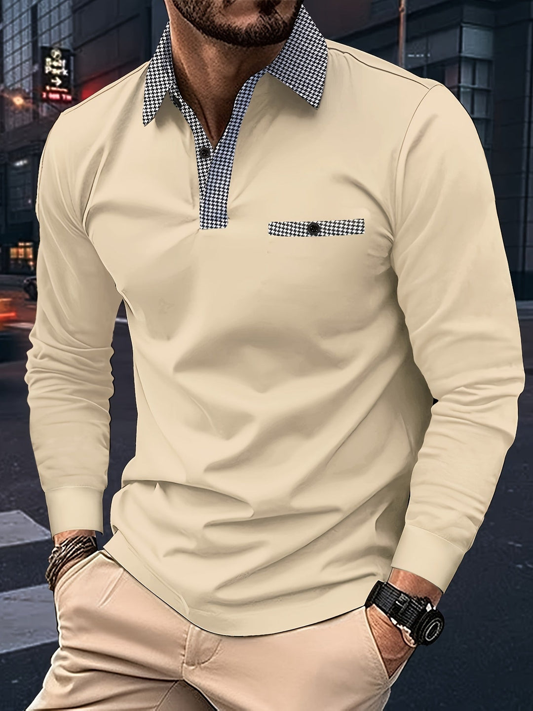 Levoire | Polo Élégant Pour Homme Kaki