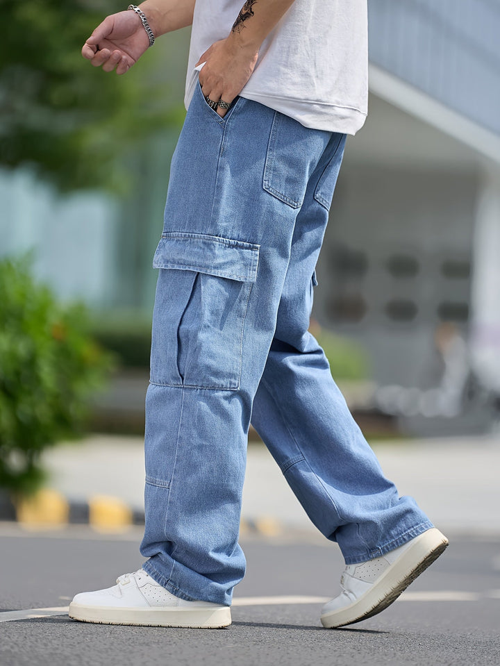 Levoire | Pantalons En Denim Rennoilla Avec Poches Bleu clair