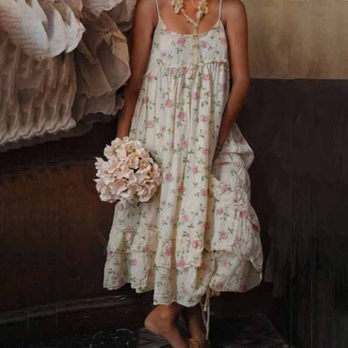 Levoire | Robe Maxi Fleur - Élégance Sans Effort