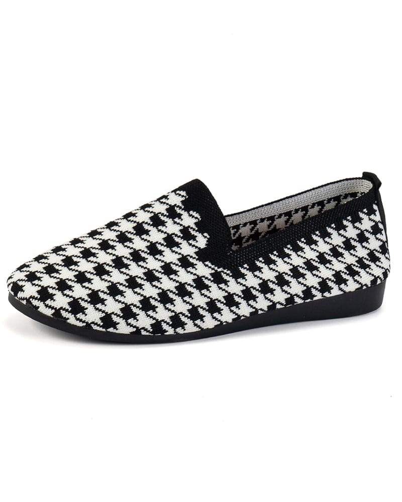 Levoire | Chaussures En Tissu Doux À Carreaux