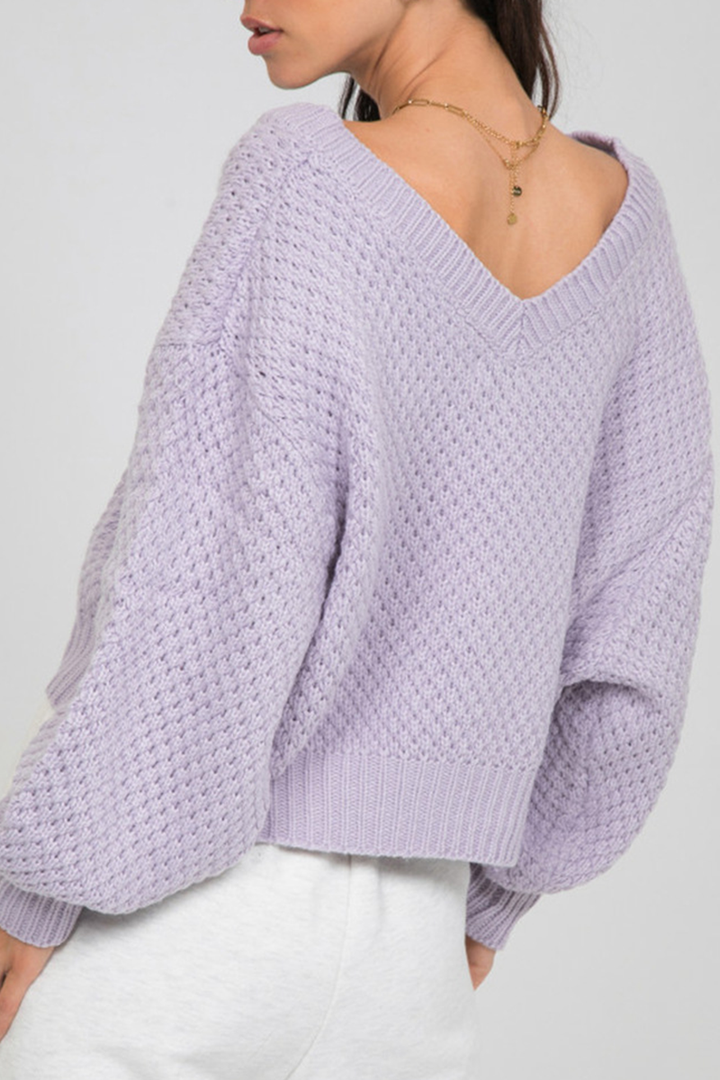 Levoire | Style De Rue Top Avec Décolleté En V Et Détails Fentes