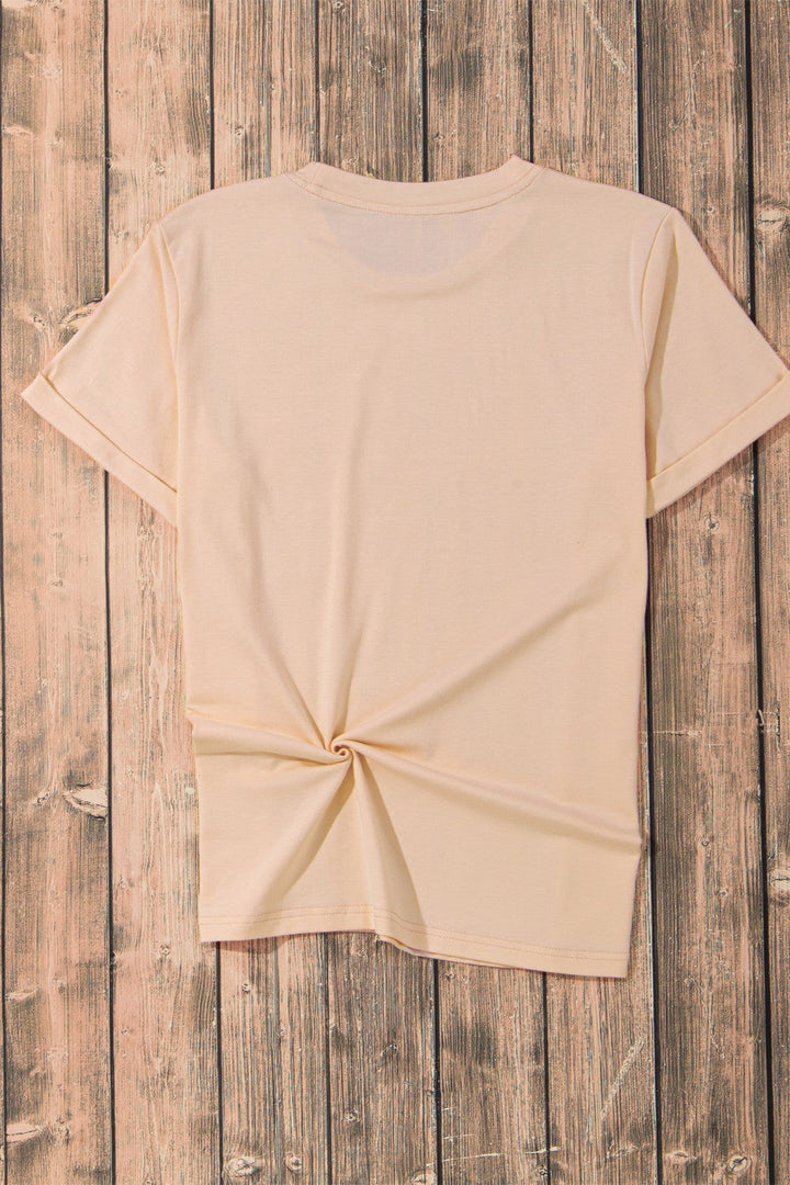 Levoire | Citrouille Comtesse Col Rond Manches Courtes T-shirt