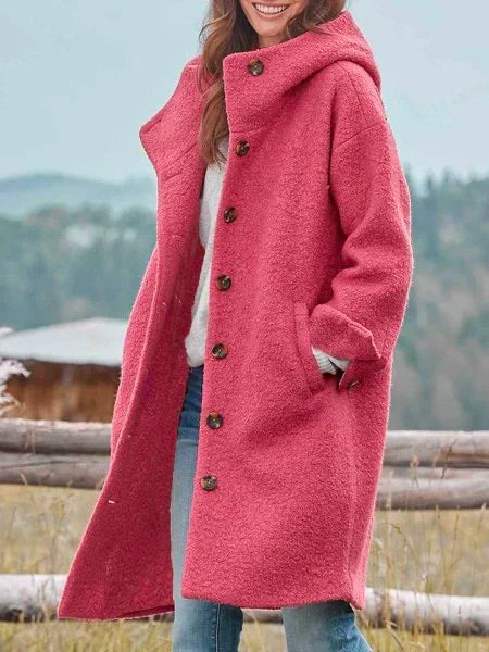 Levoire | Maxi Veste Avec Capuche Rosa