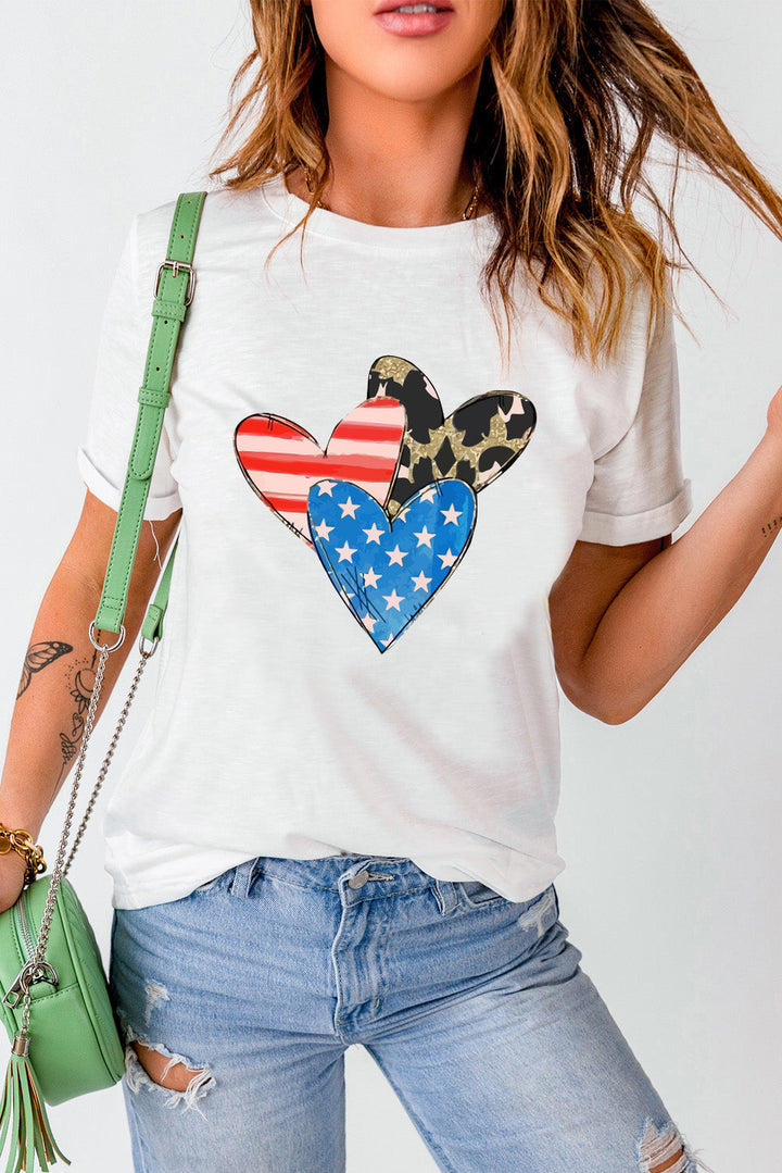 Levoire | Coeur Col Rond T-shirt Manches Courtes