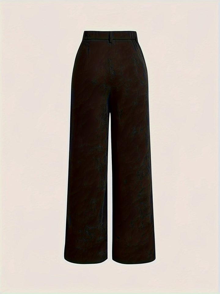 Levoire | Pantalons En Vin Taille Haute