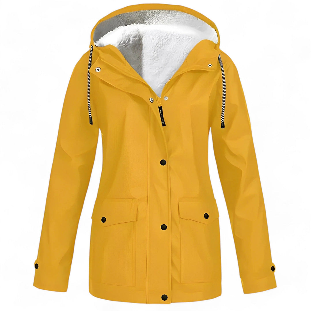 Levoire | Fleecegeftterter Manteau De Pluie Jaune