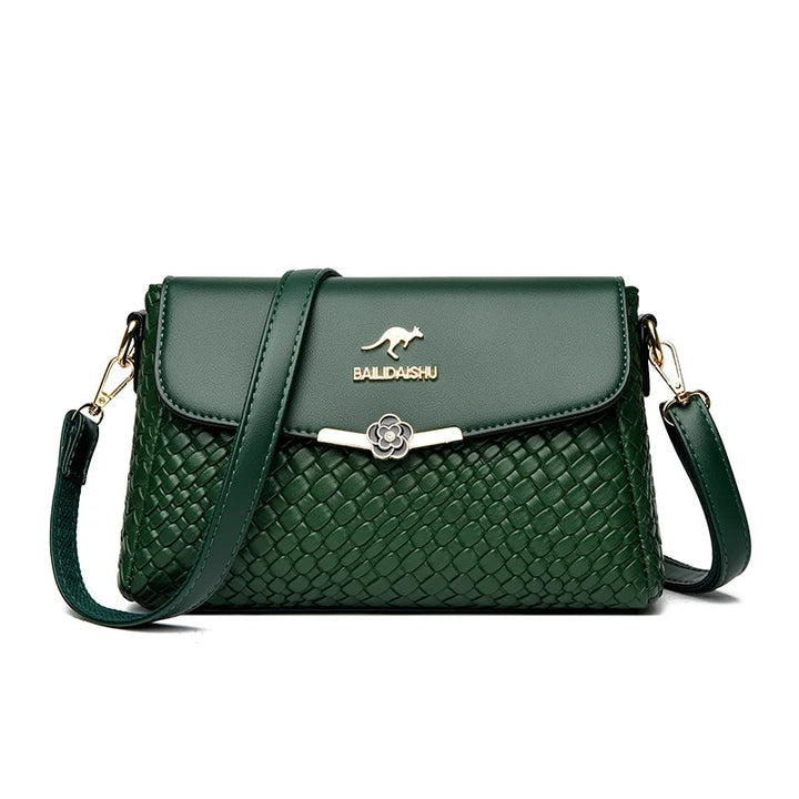 Levoire | Sac À Épaule Tissé Vert
