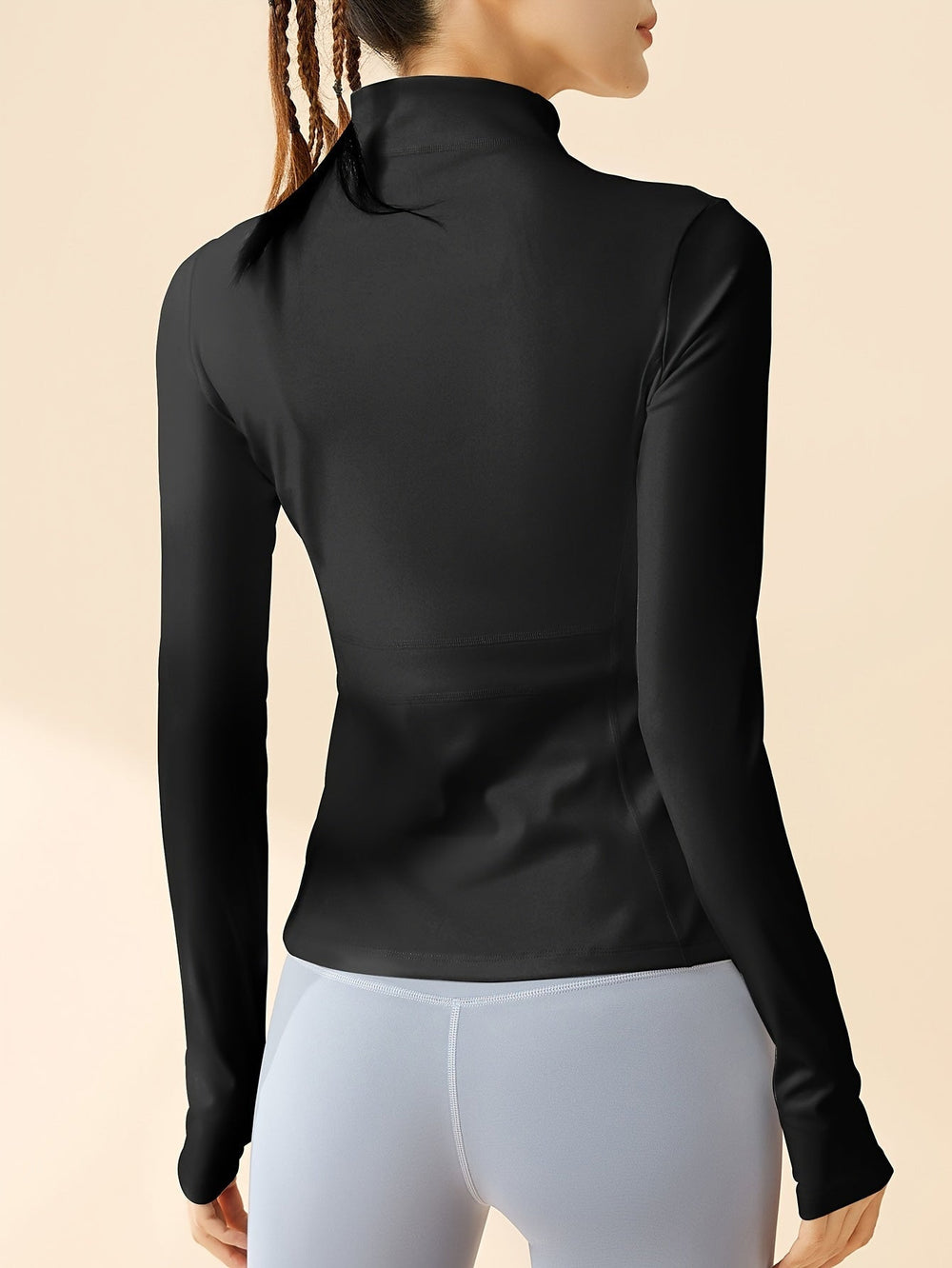 Levoire | Veste De Sport Courte En Tissu Respirant Avec Col Montant