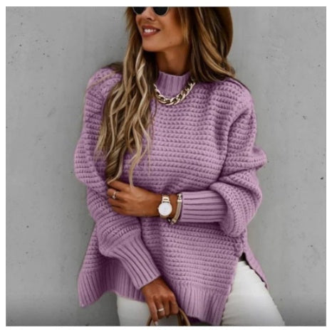 Levoire | Pull Avec Décolleté À Col En V Violet