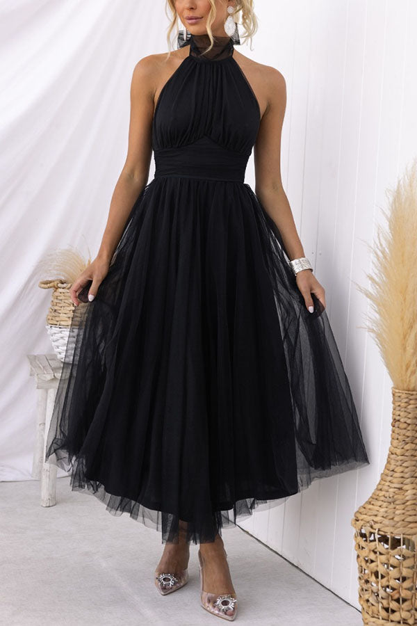 Levoire | Robe Avec Jupe Longue Noir