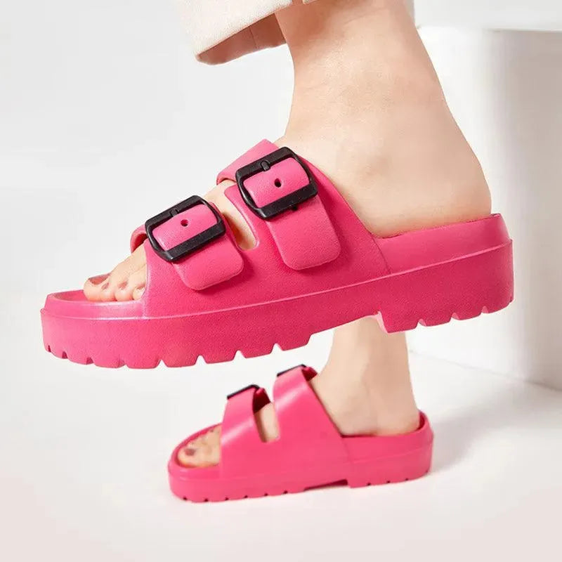 Levoire | Chaussures élégantes à double boucle - Confort et style pour l'été !