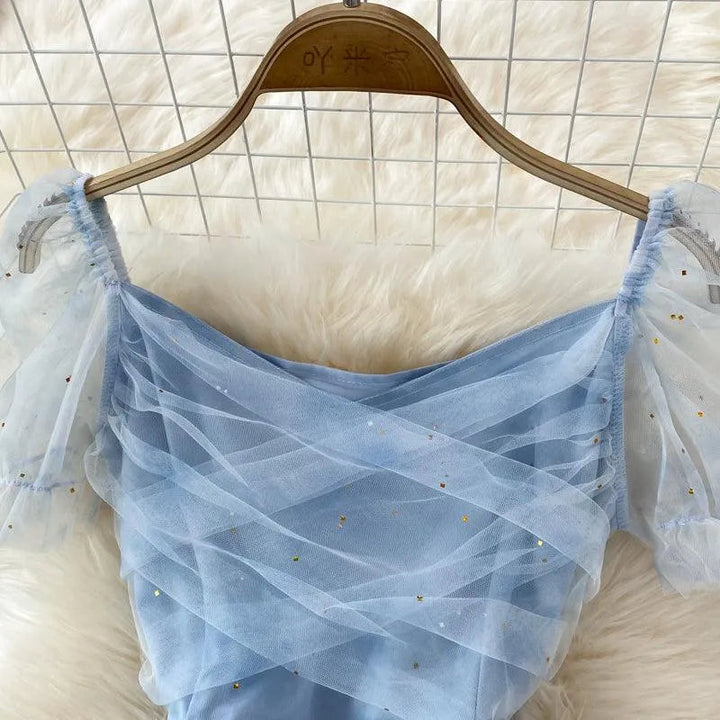 Levoire | Robe Rétro Française Bleue