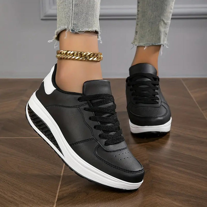 Levoire | Chaussures Antidérapantes Confortables Avec Semelle Épaisse Pour Une Marche Sans Douleur Noir