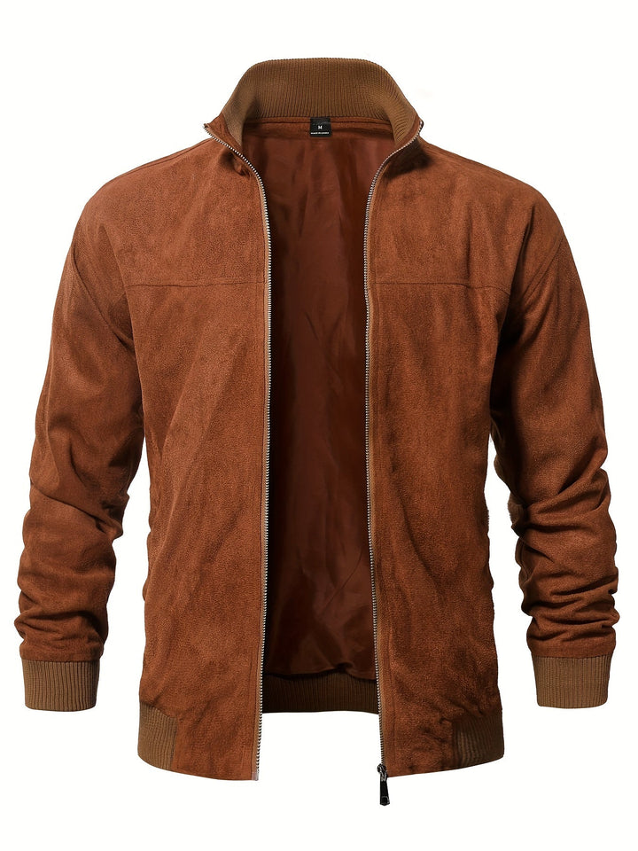 Levoire | Veste en Daim Élégante avec Confort Optimal et Design Chic pour Toutes Occasions Café