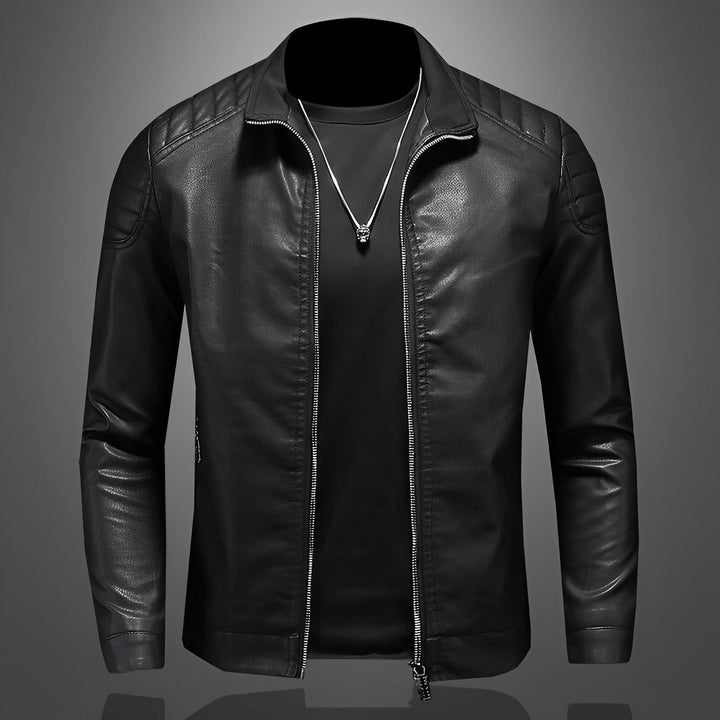 Levoire | Rennot Slim Fit Veste À Manches Longues Et Fermeture Éclair Noir