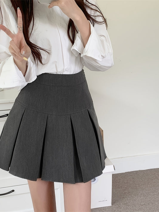 Levoire | Jupes Mini Plissées Élégantes Taille Haute Unies