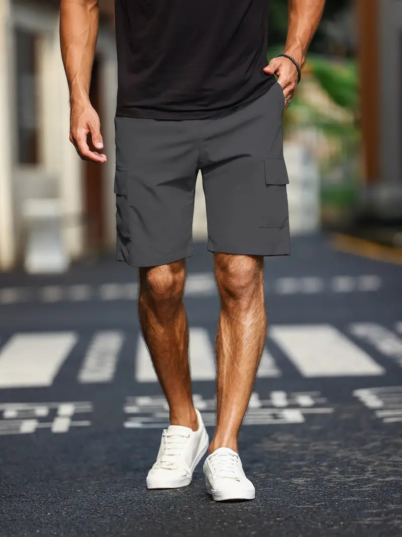 Levoire | Shorts Décontractés Avec Poches Gris