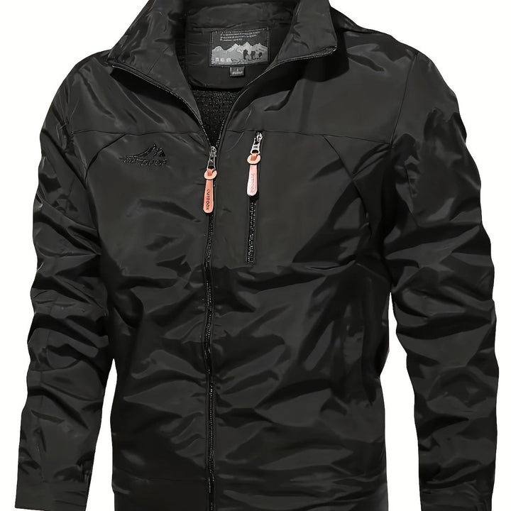 Levoire | Veste De Plein Air Softshell Pour Hommes Avec Capuche Noir