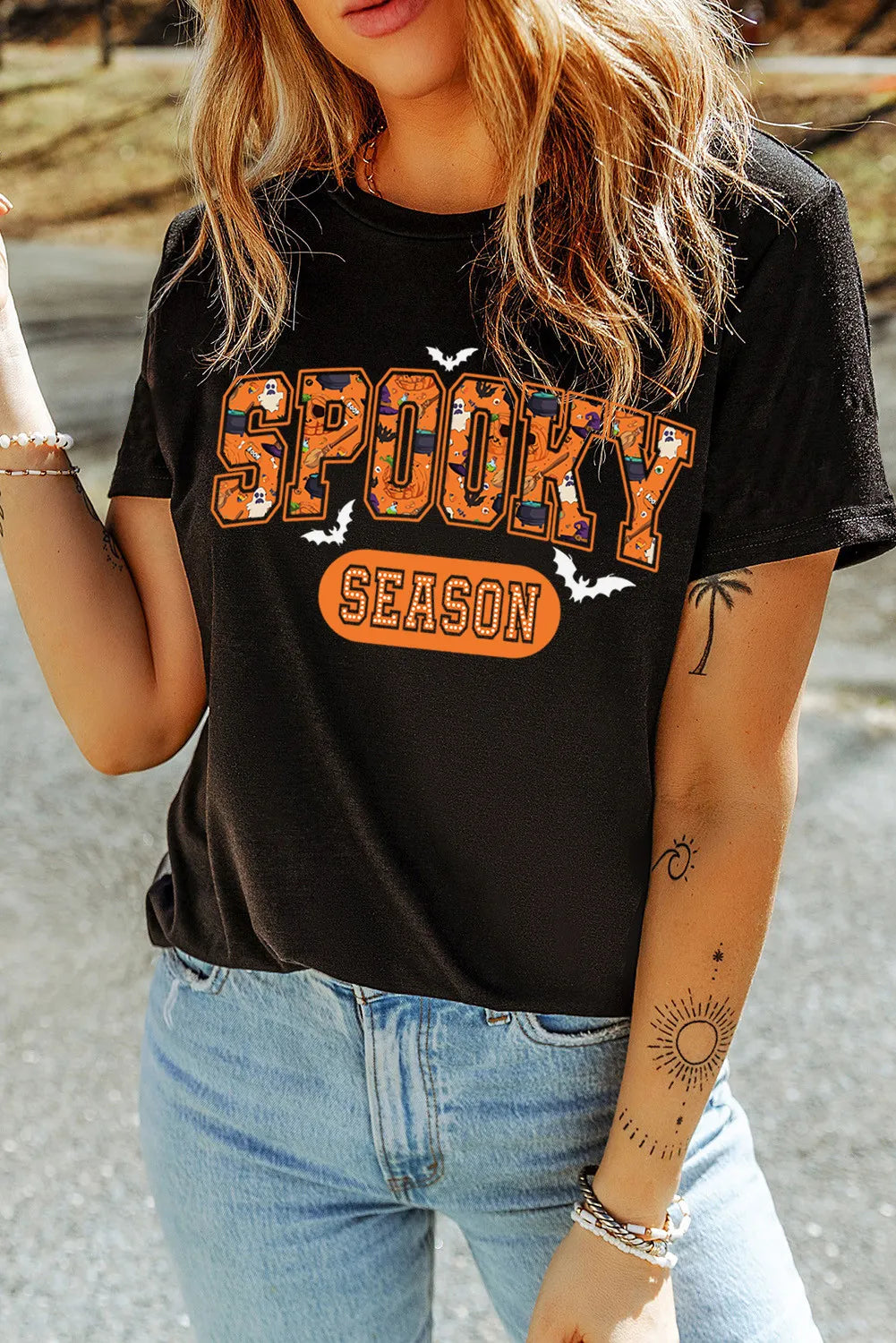 Levoire | SPOOKY SEASON Col rond Manches courtes T-shirt Must