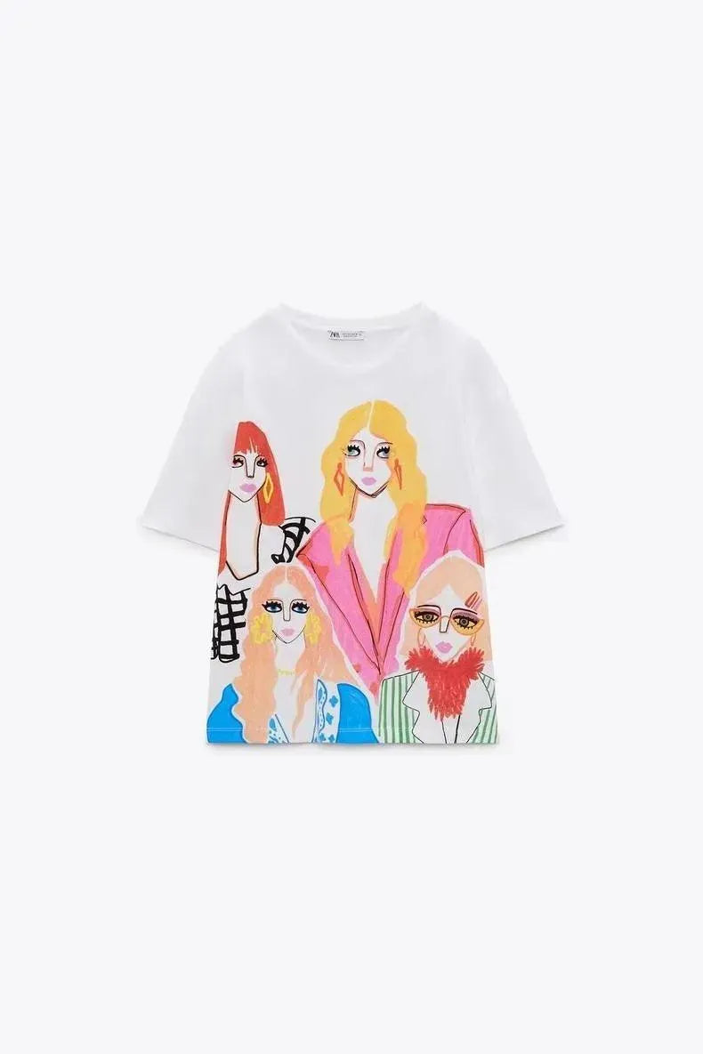 Levoire | t-shirt imprimé à manches courtes pour femmes Kuvasto 22