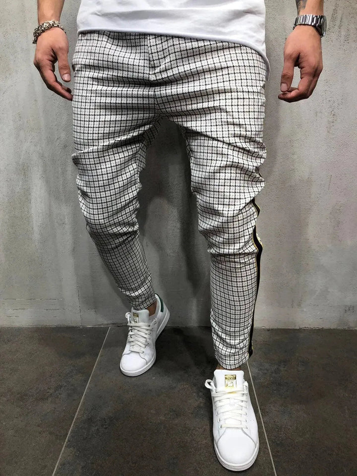 Levoire | Pantalons pour hommes avec bande latérale dans un style décontracté sportif
