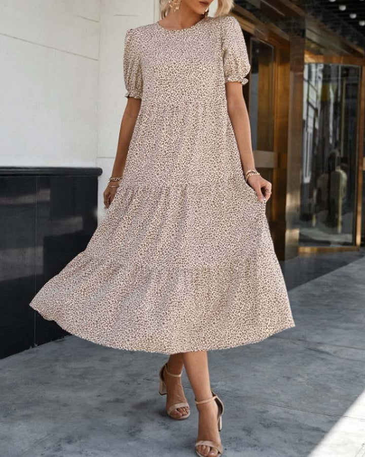 Levoire | Robe Élégante Avec Col Rond