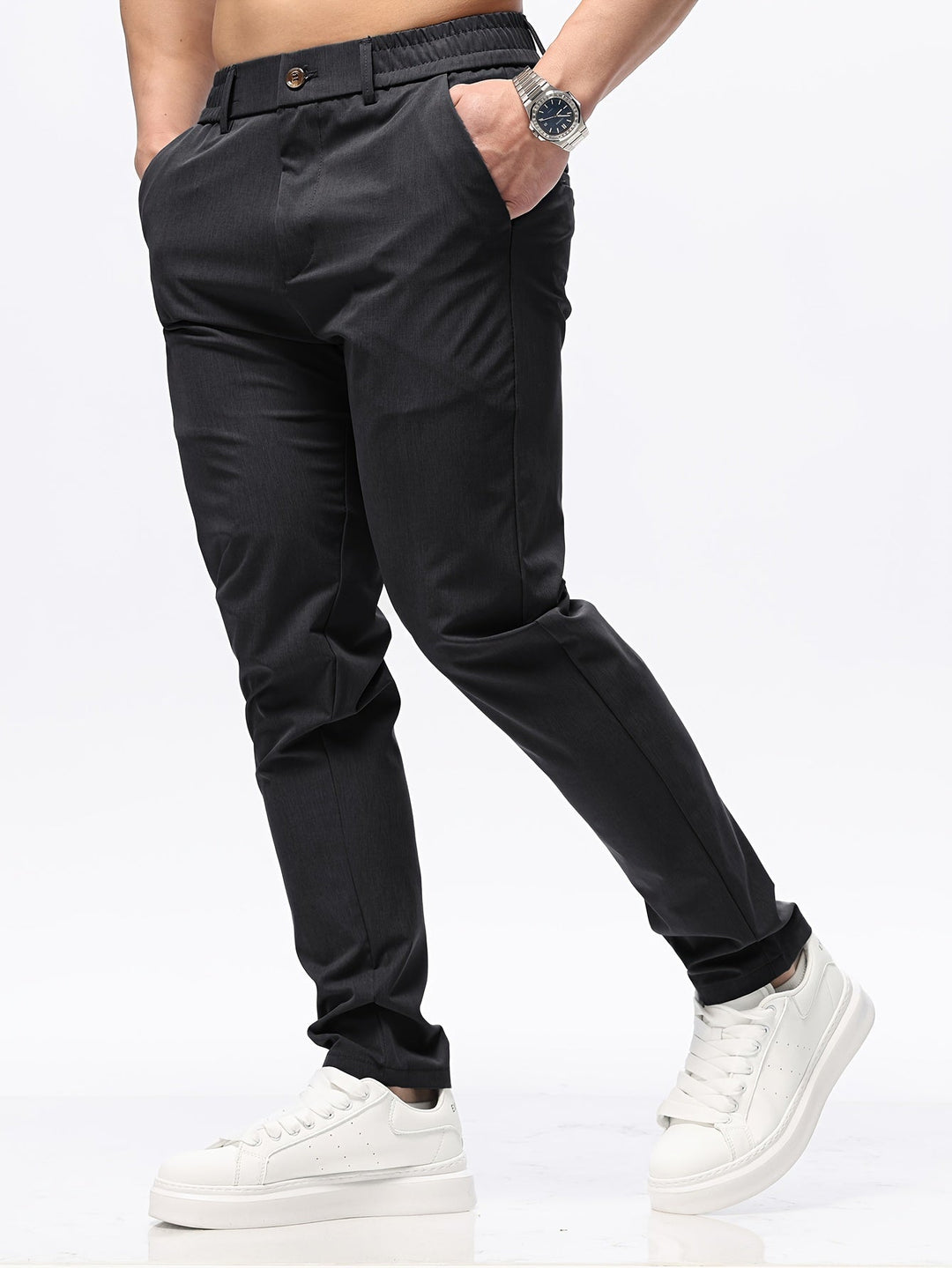 Levoire | Pantalons D'Affaires Confortables Pour Hommes Coupe Slim