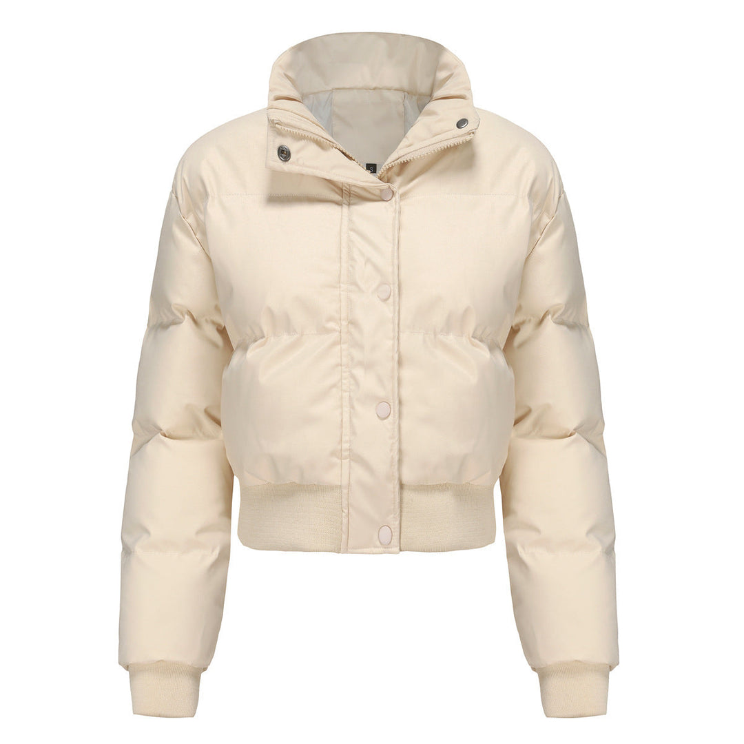 Levoire | Veste Chaude Manches Longues Col Montant Kaki