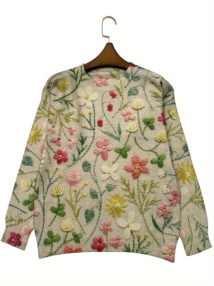 Levoire | Pull Avec Motif Floral