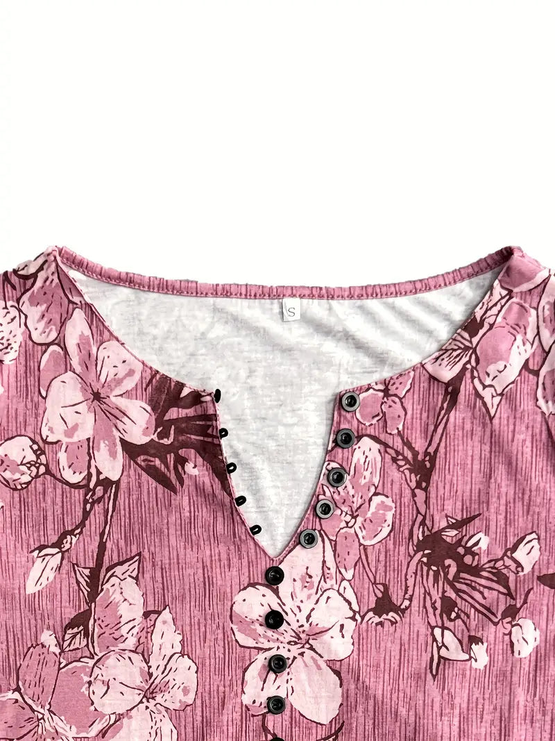 Levoire | T-Shirt À Manches Courtes Avec Imprimé Floral
