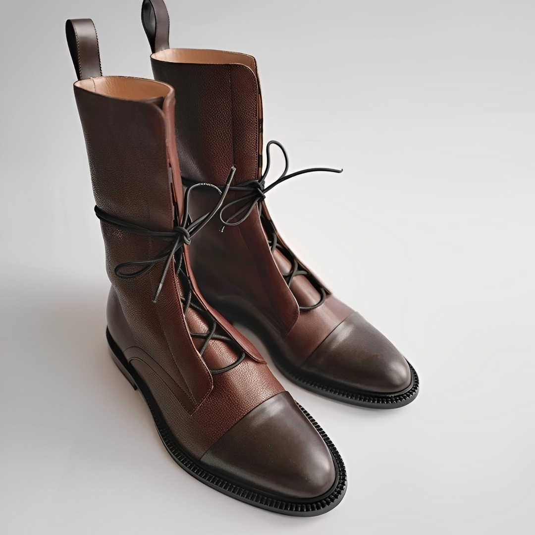 Levoire | Bottes Élégantes Lacets Antidérapantes