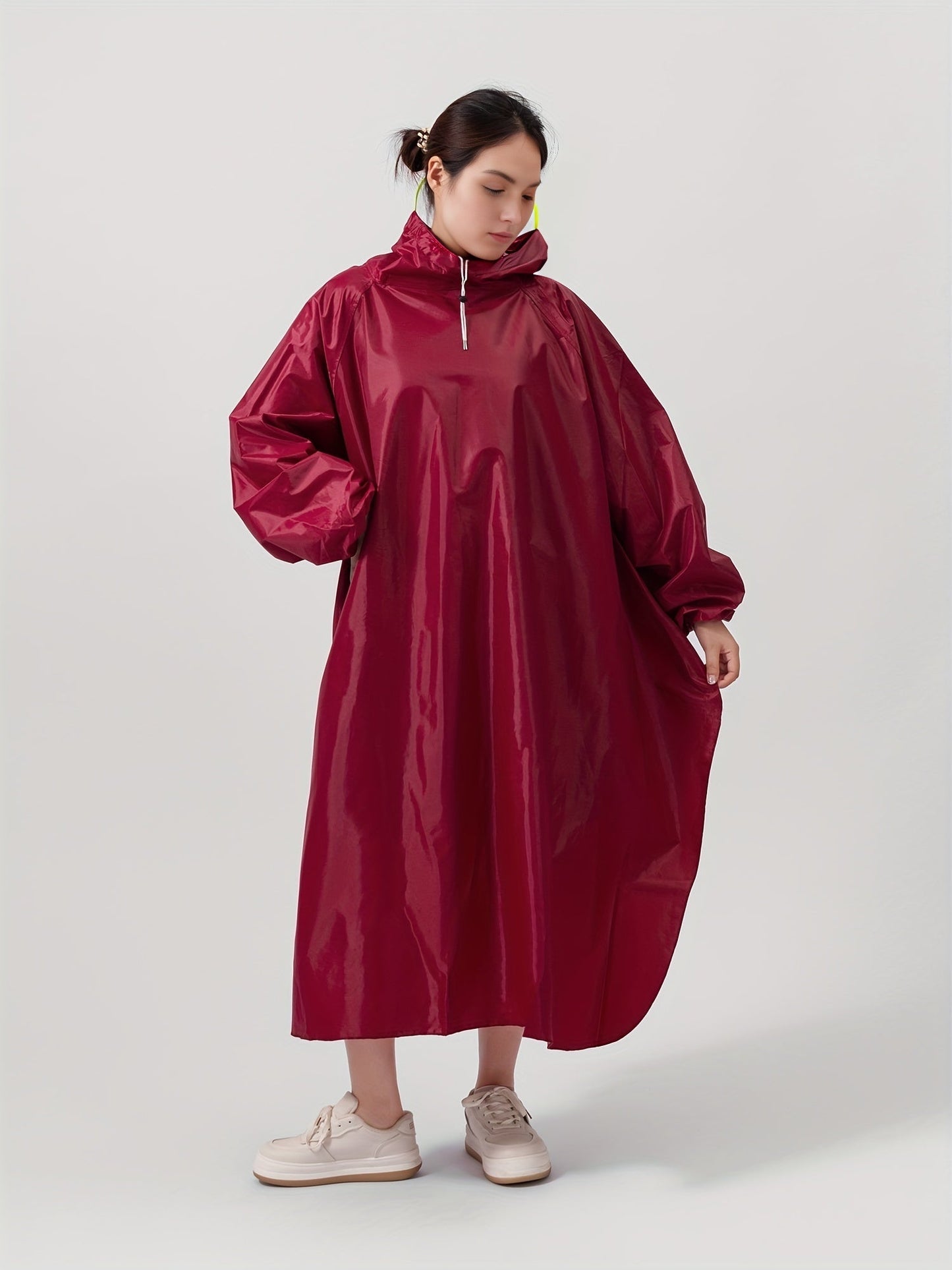 Levoire | Poncho De Pluie Unisexe Imperméable Avec Foulard