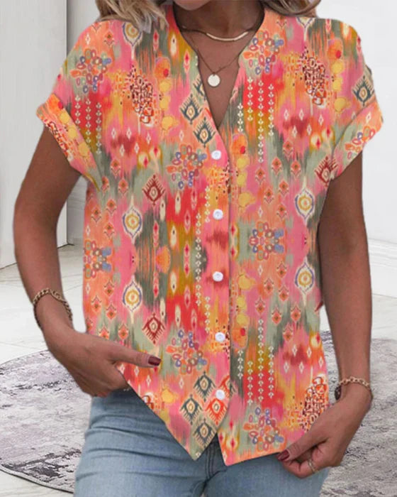 Levoire | Celestia Chemise À Manches Courtes Élégante