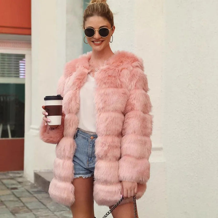 Levoire | Manteau long en fourrure synthétique