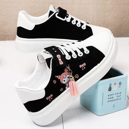 Levoire | Baskets En Toile Style Kawaii Pour Femmes
