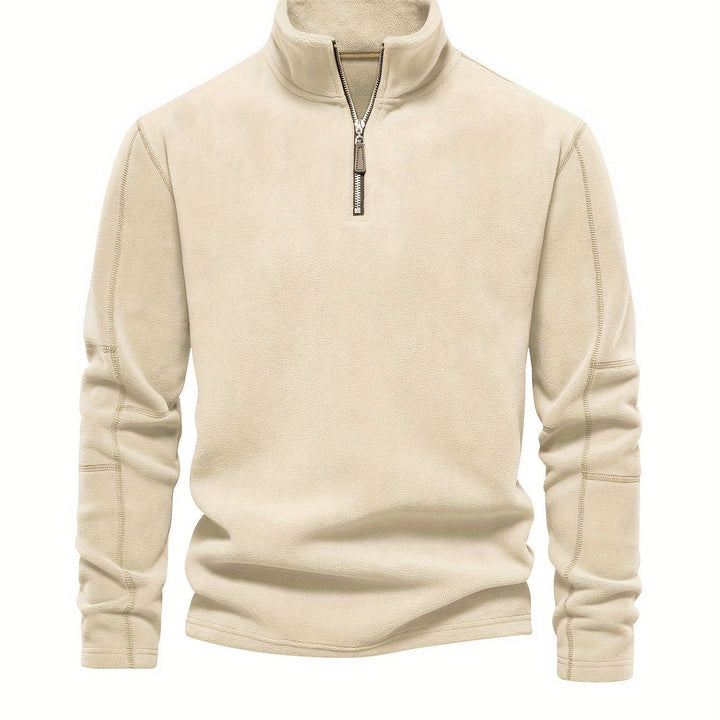 Levoire | Veste À Col En V Pour Homme Avec Zip Et Col En V