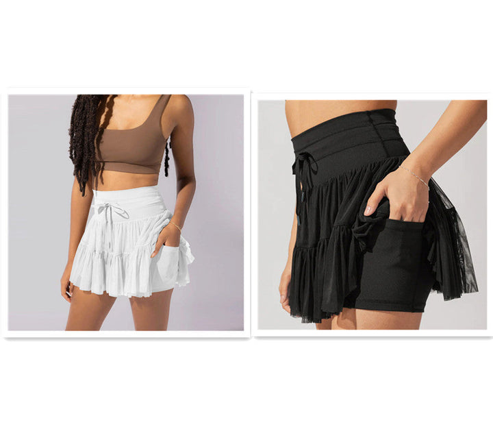 Levoire | Jupe Mini Taille Haute Avec Shorts De Sécurité